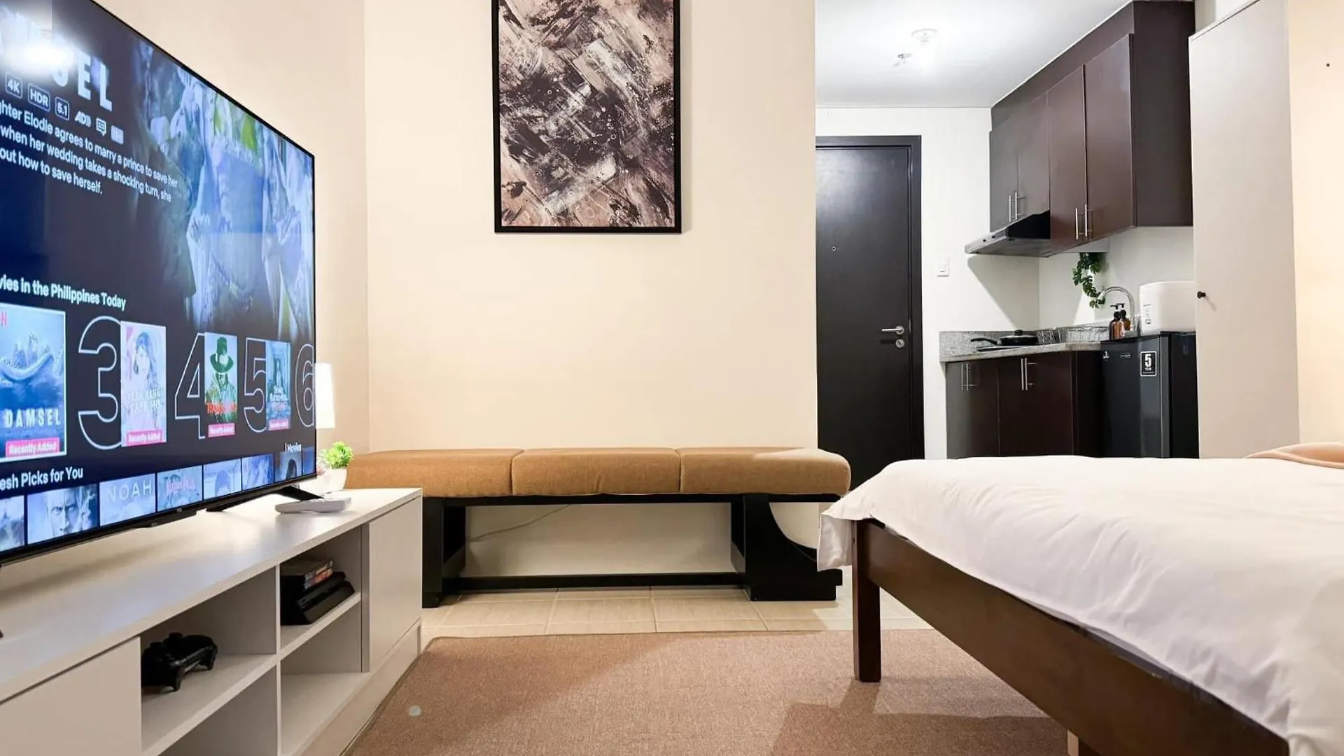 Apartmán Camari Mandaluyong Staycation 2 With Ps4, 400Mbps Wifi, Pool, Netflix Near Mrt Boni, Bgc, Megamall, Makati